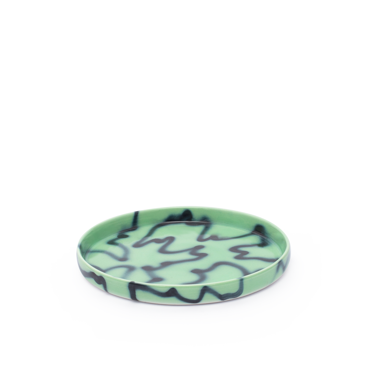 BABY PLATE - GREEN PIZZA